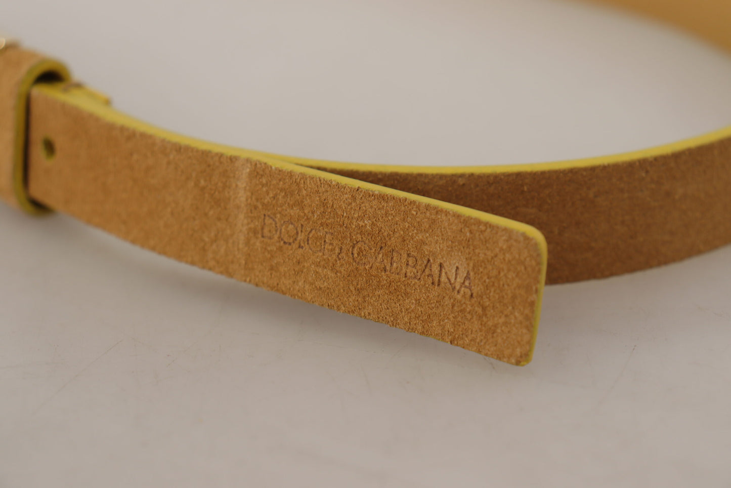 Engraved Elegance Suede Belt