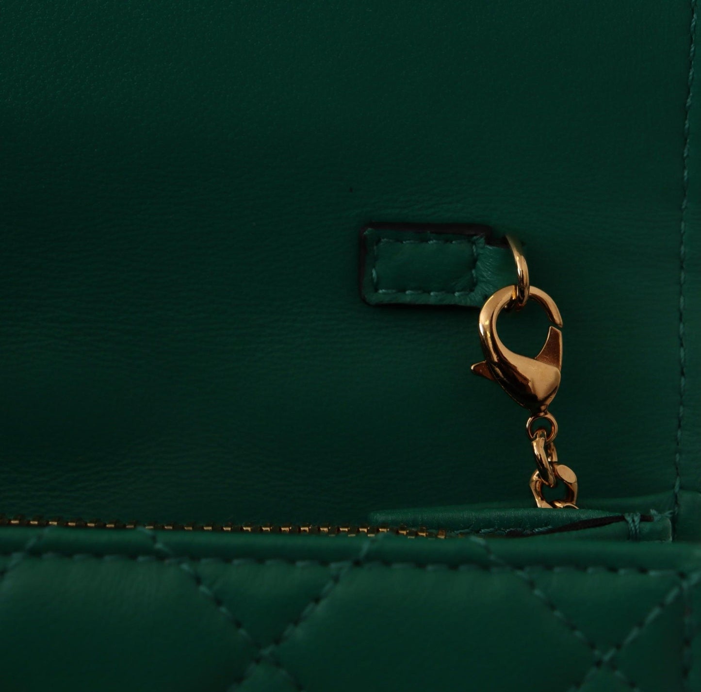 Elegant Emerald Evening Shoulder Bag