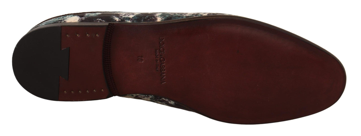 Elegant Bordeaux Leather Slides