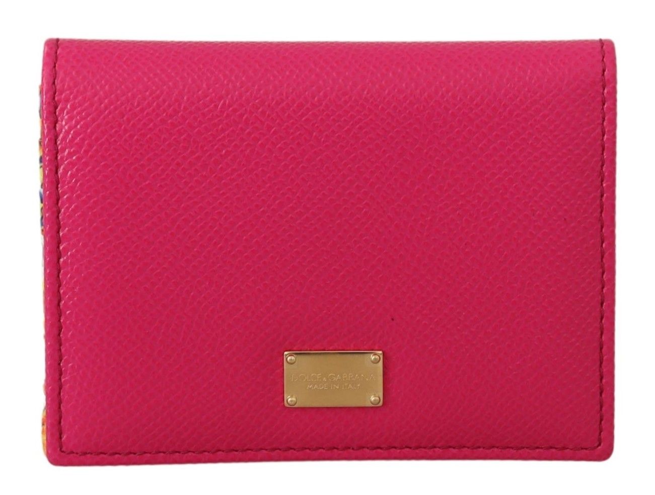 Elegant Pink Leather Bifold Wallet