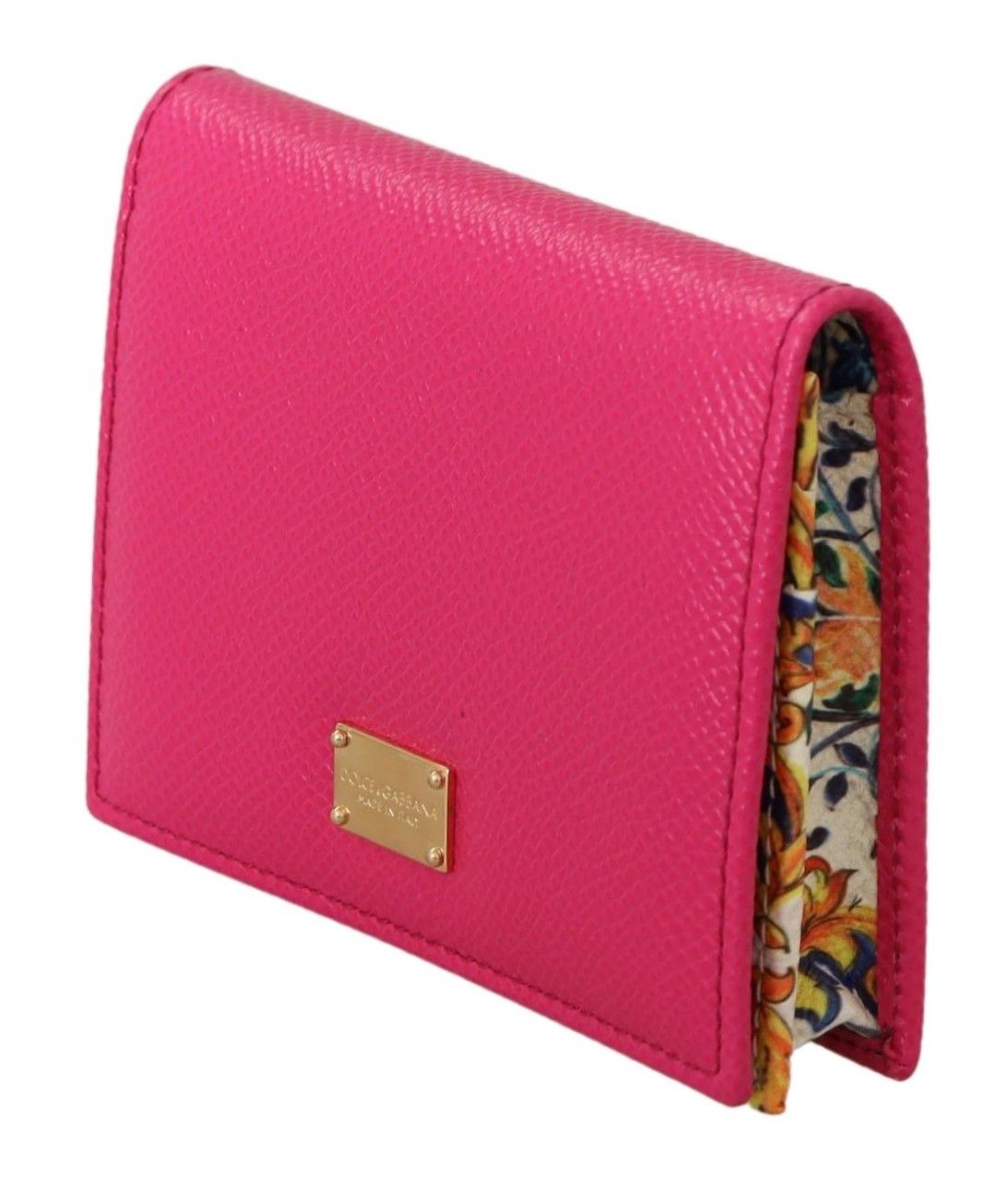 Elegant Pink Leather Bifold Wallet