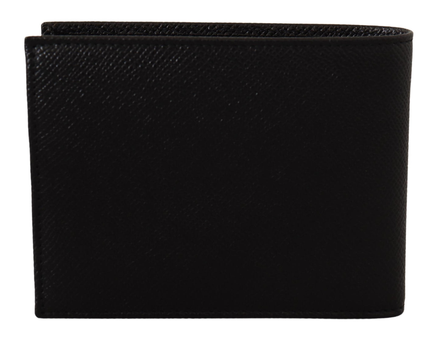 Elegant Bifold Leather Men's Wallet in Black