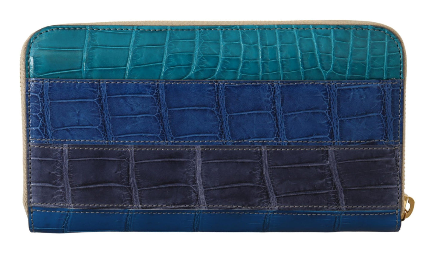 Exquisite Multicolor Leather Long Wallet