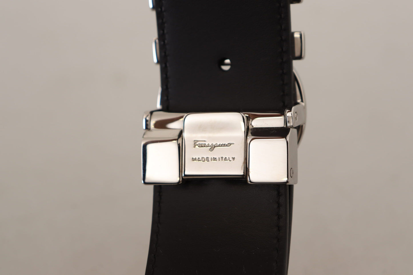 Elegant Reversible Calf Leather Belt