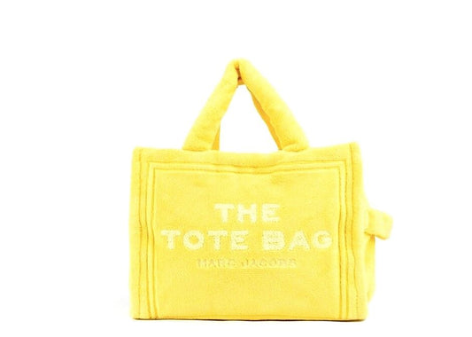 The Terry Tote Yellow Medium Soft Terry Crossbody Handbag Purse