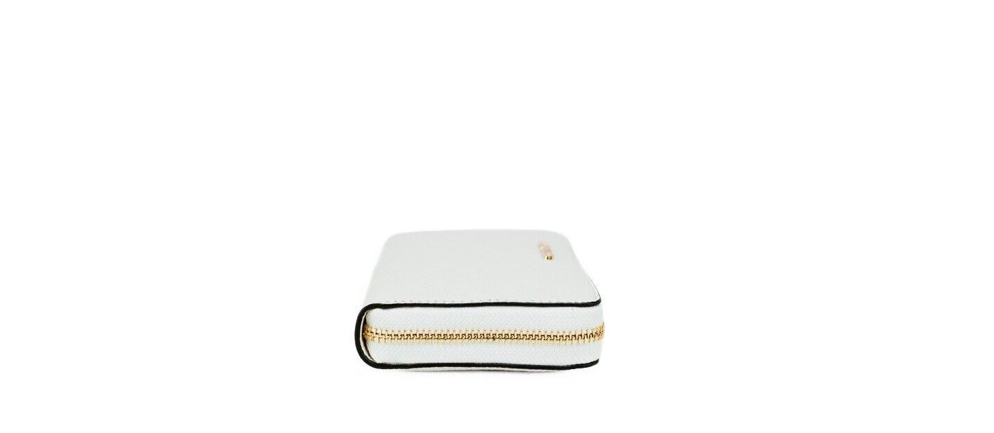 Jet Set Travel Large Optic White Gold Continental Wristlet Wallet