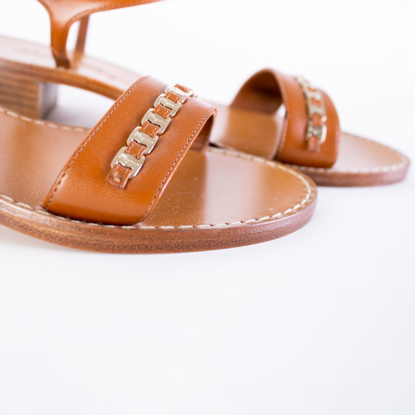 Brown Leather Tremiti Sandals