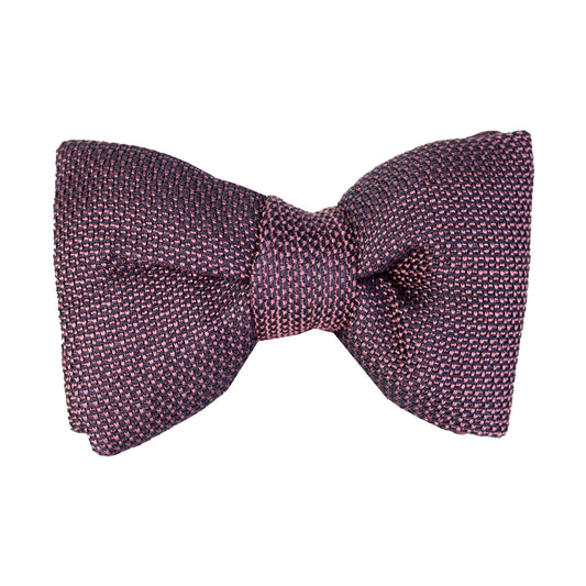 Micro Print Silk Tom Ford Bow Tie Violet Black