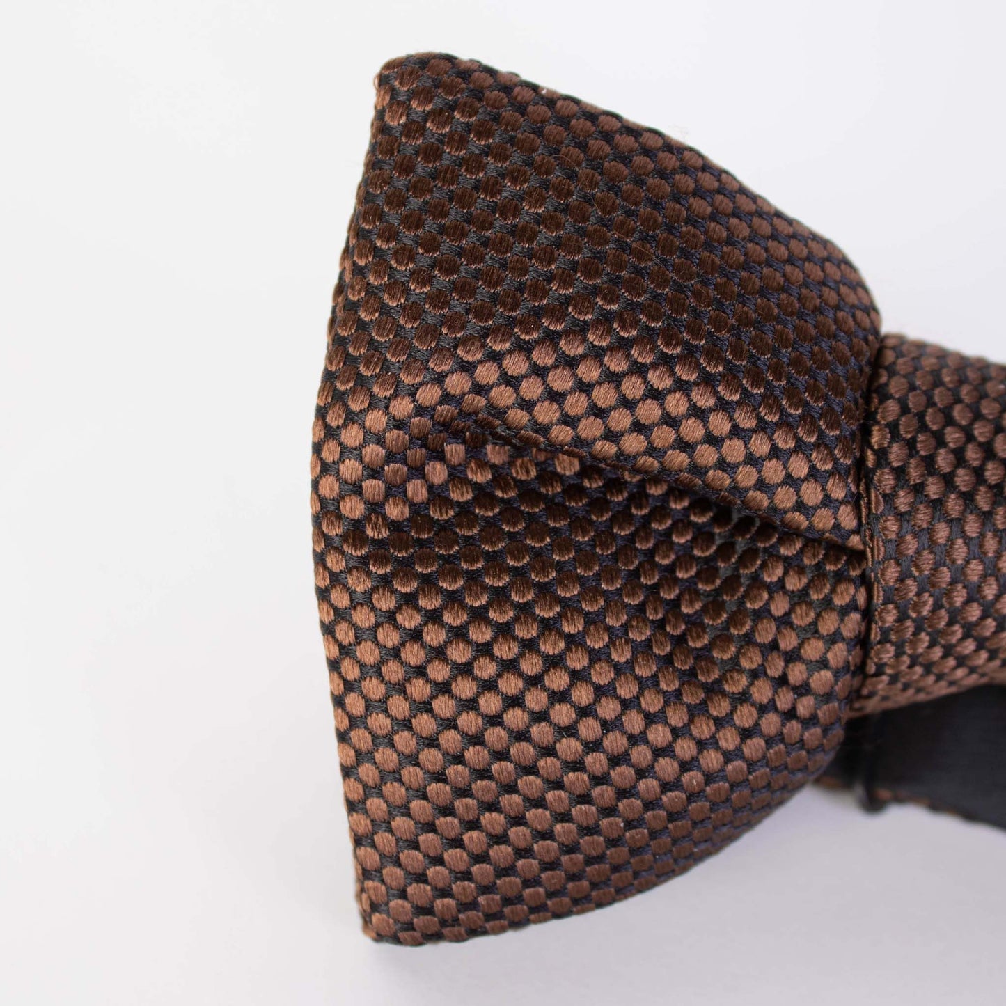 Micro Print Silk Tom Ford Bow Tie Brown