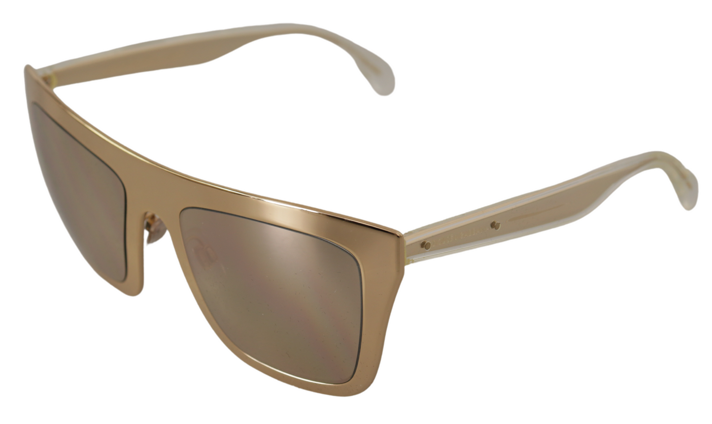 Elegant Gold Plated Unisex Sunglasses