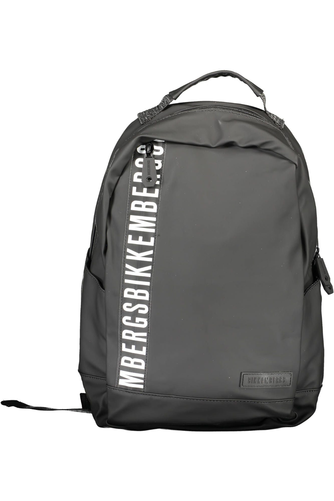 Black Polyurethane Backpack