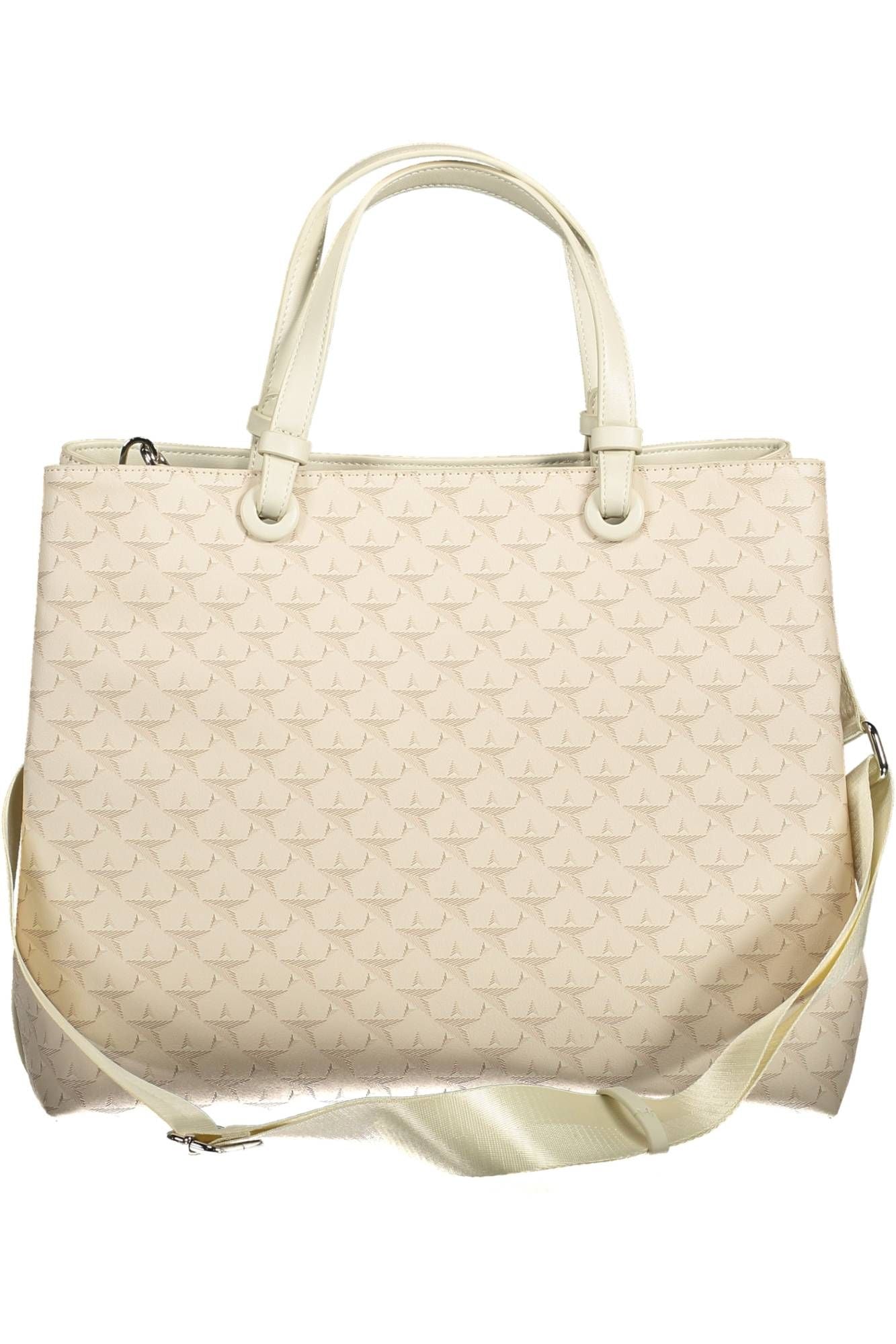 Beige Pvc Handbag