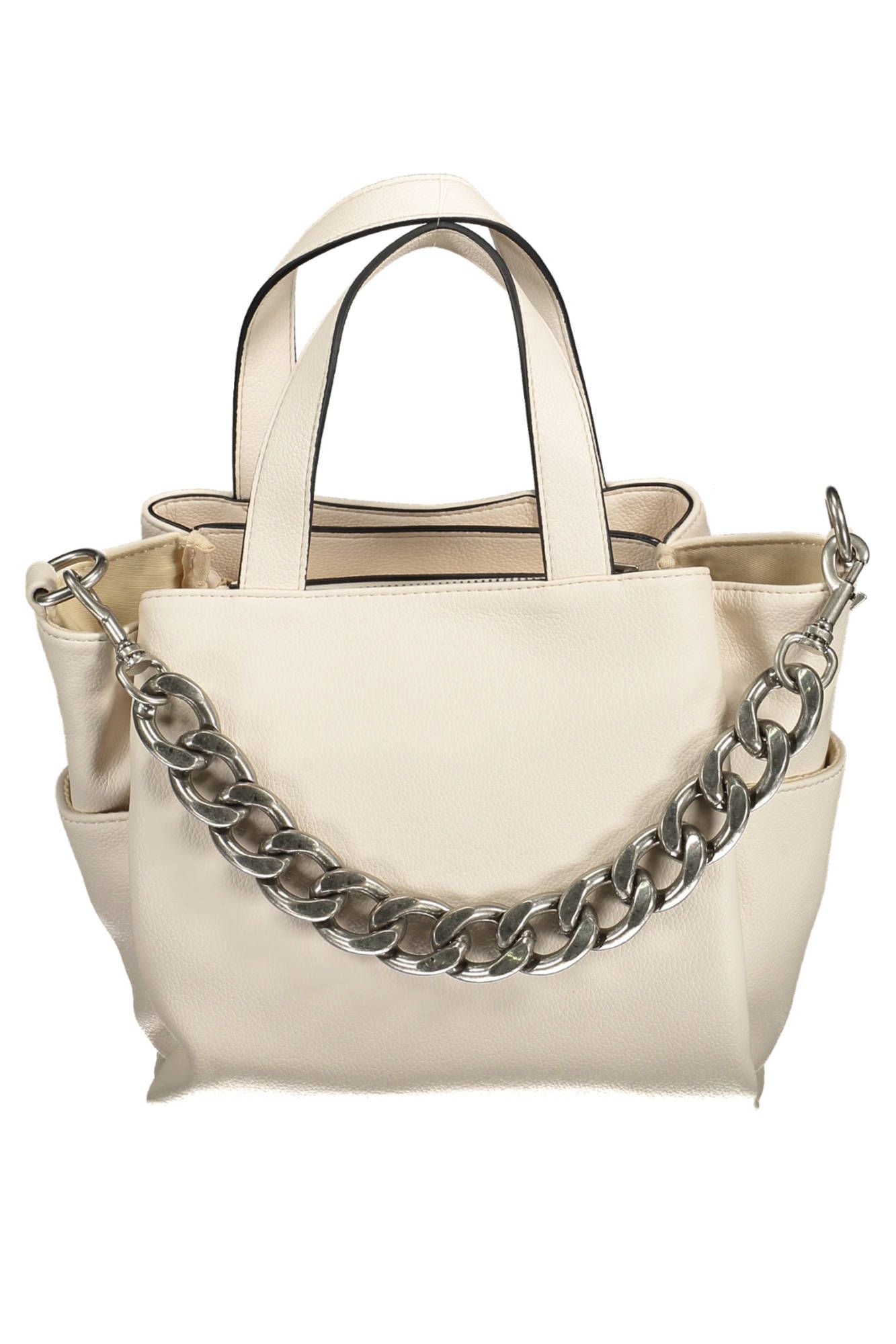 White Polyurethane Handbag