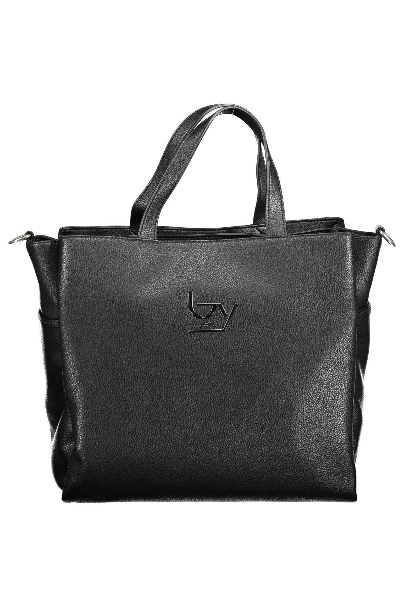 Black Polyurethane Handbag