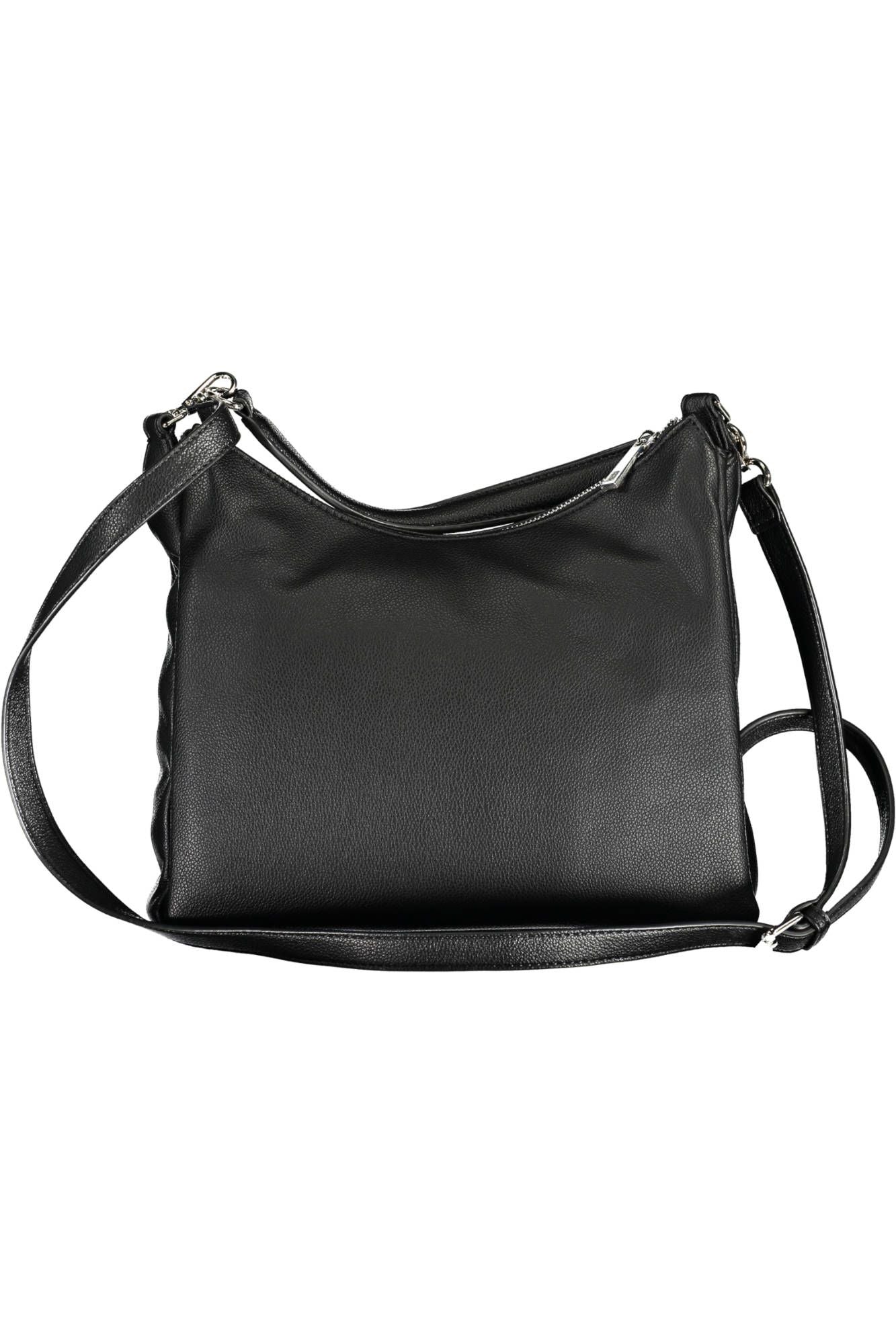 Black Polyurethane Handbag