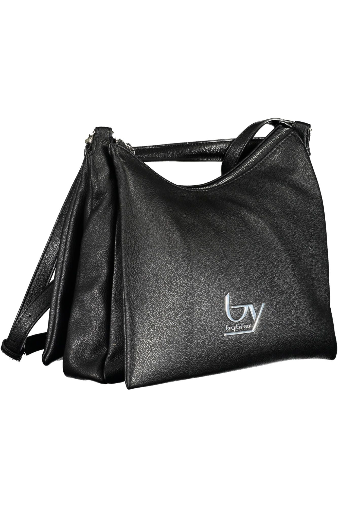 Black Polyurethane Handbag