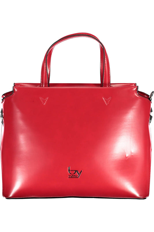 Red Polyurethane Handbag