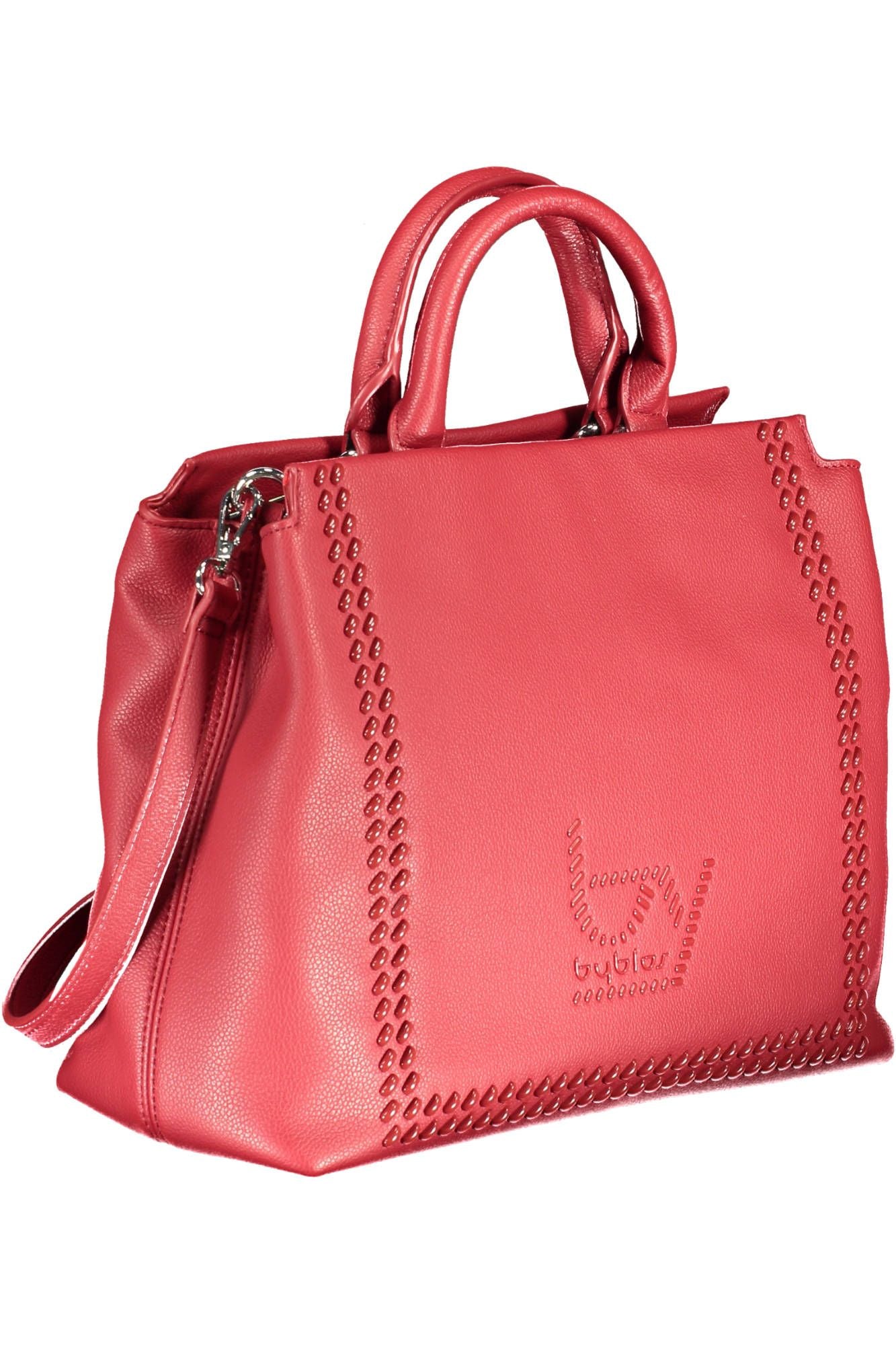 Red Polyurethane Handbag