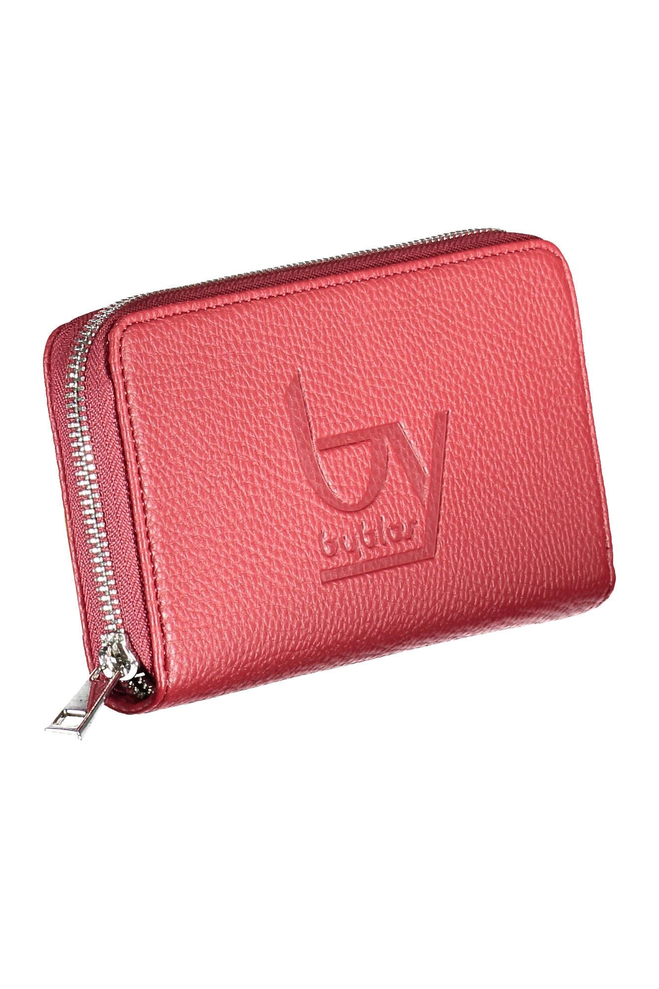 Red Polyurethane Wallet