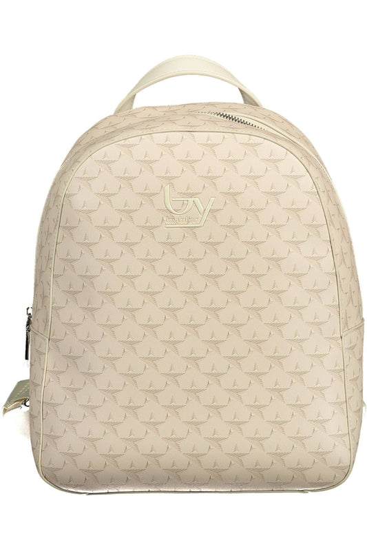 Beige Pvc Backpack