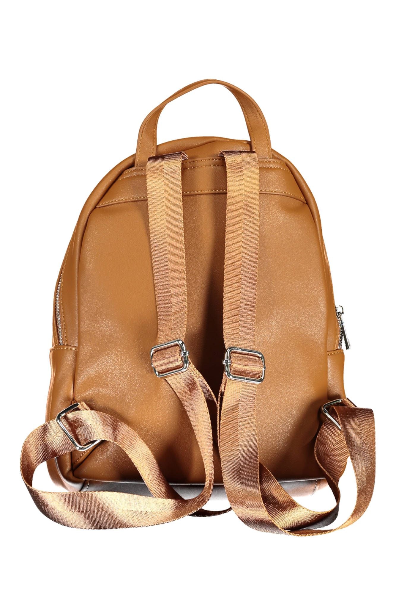 Brown Polyethylene Backpack