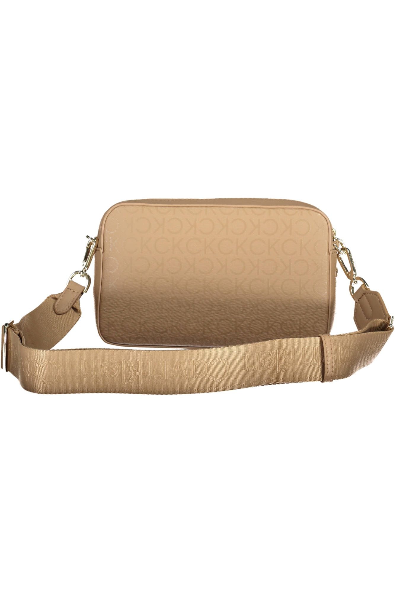 Beige Polyester Handbag