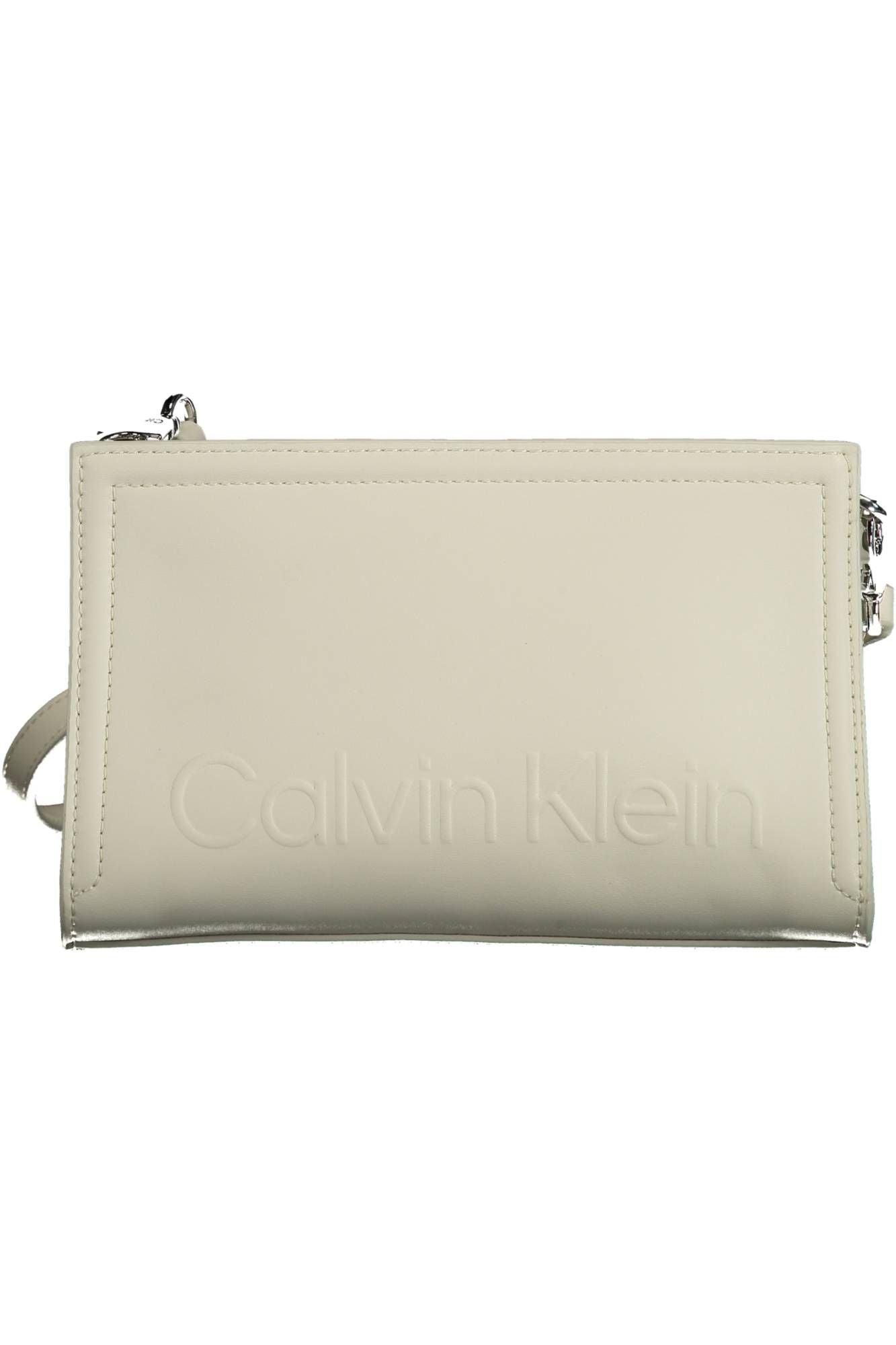 White Polyester Handbag