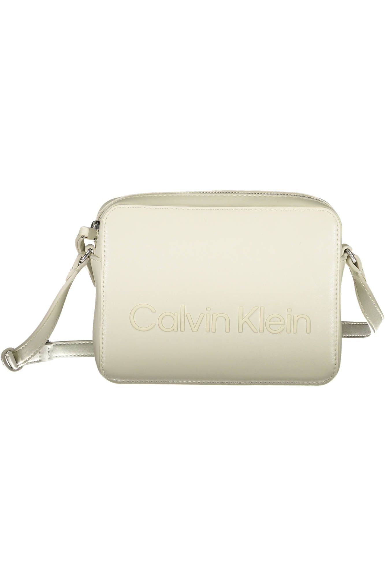 White Polyester Handbag