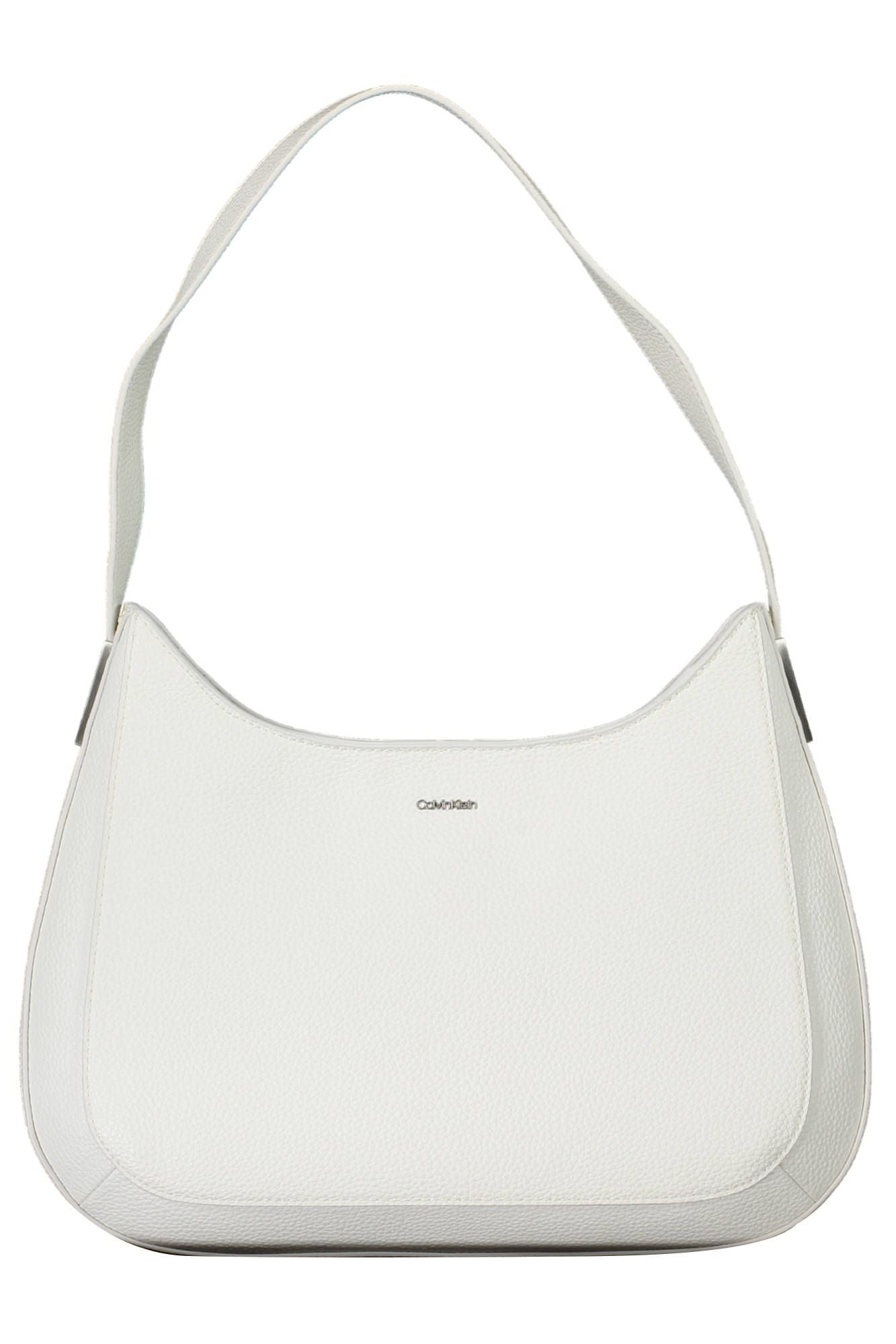 White Polyester Handbag