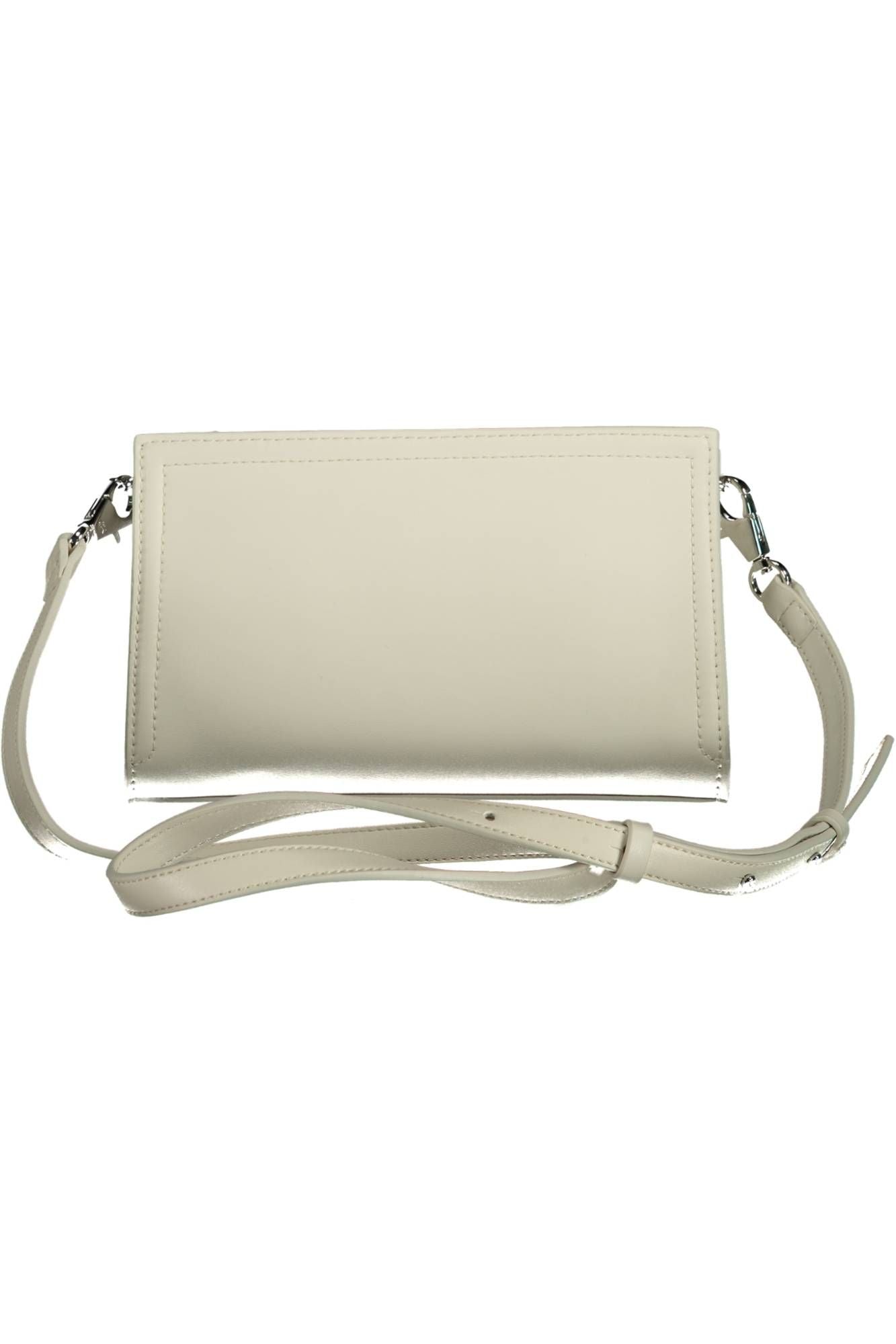 White Polyester Handbag