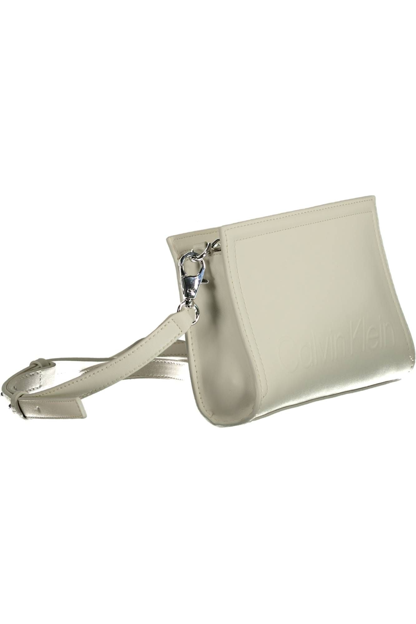 White Polyester Handbag