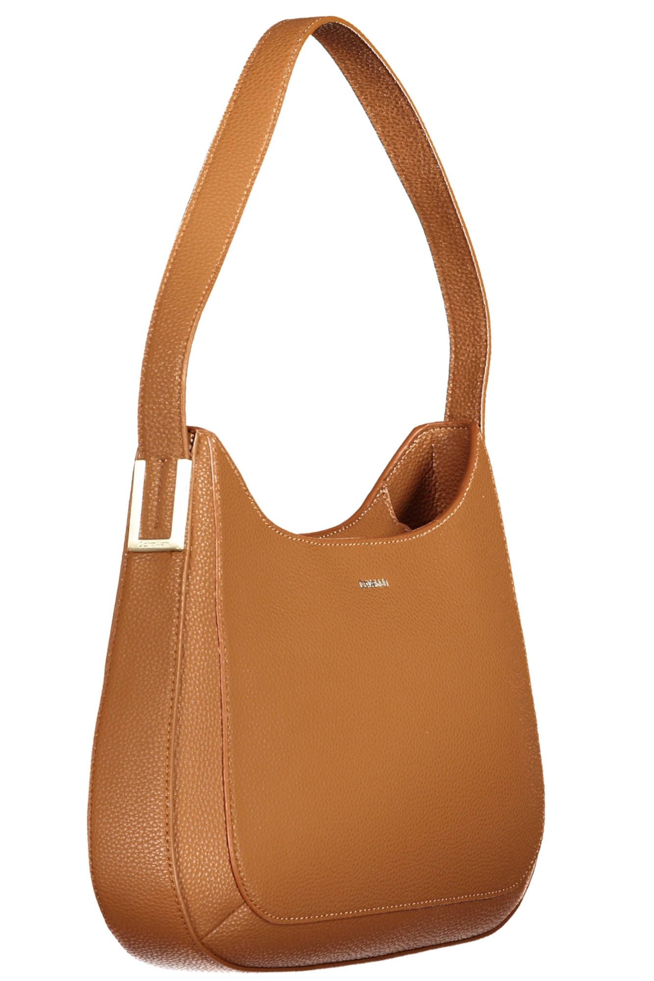 Brown Polyester Handbag