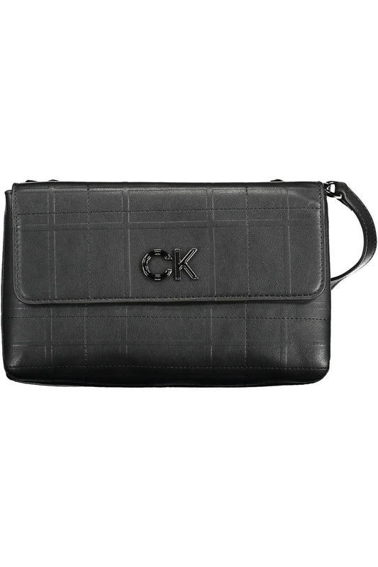 Black Polyester Handbag