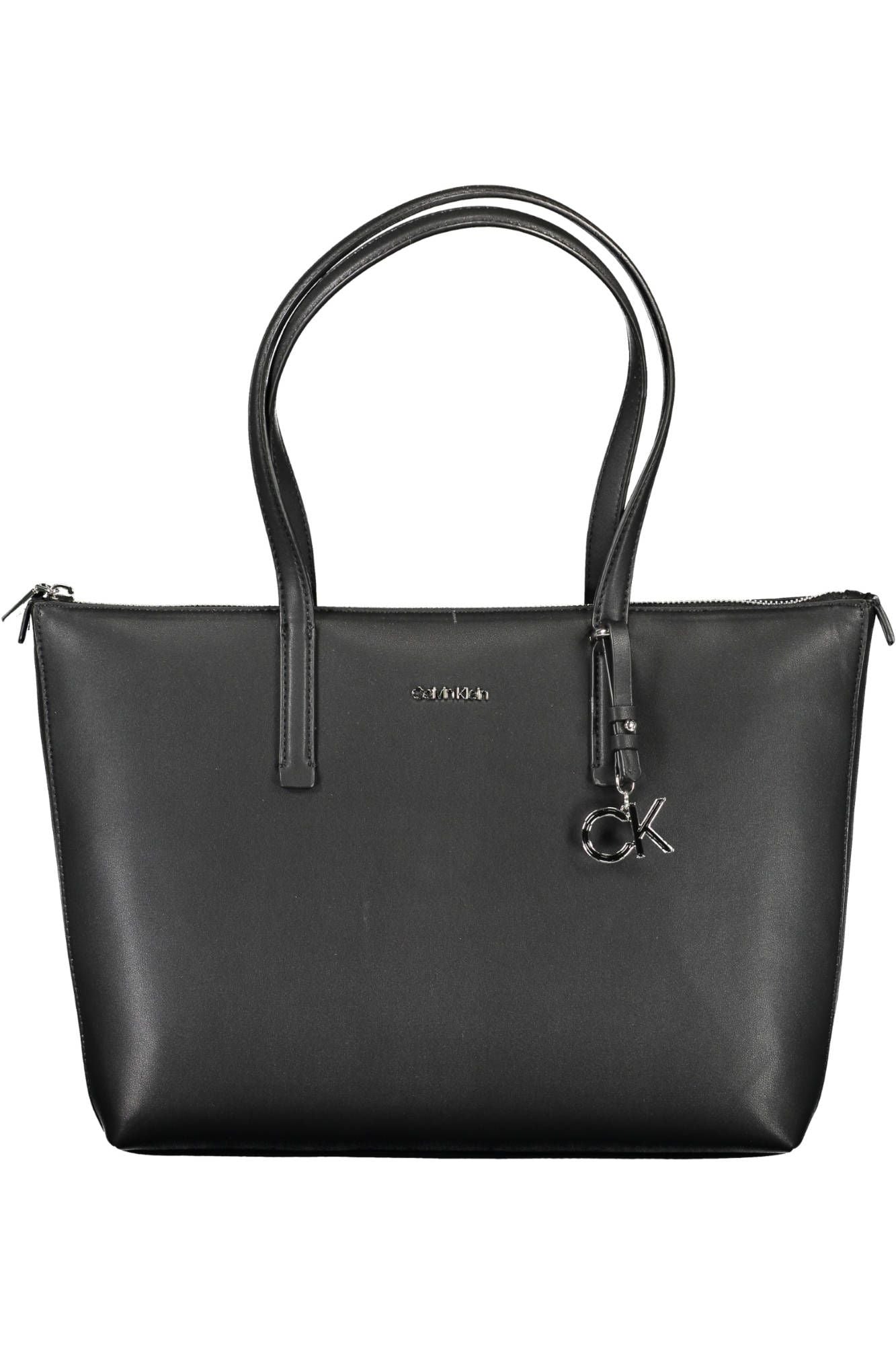 Black Polyester Handbag