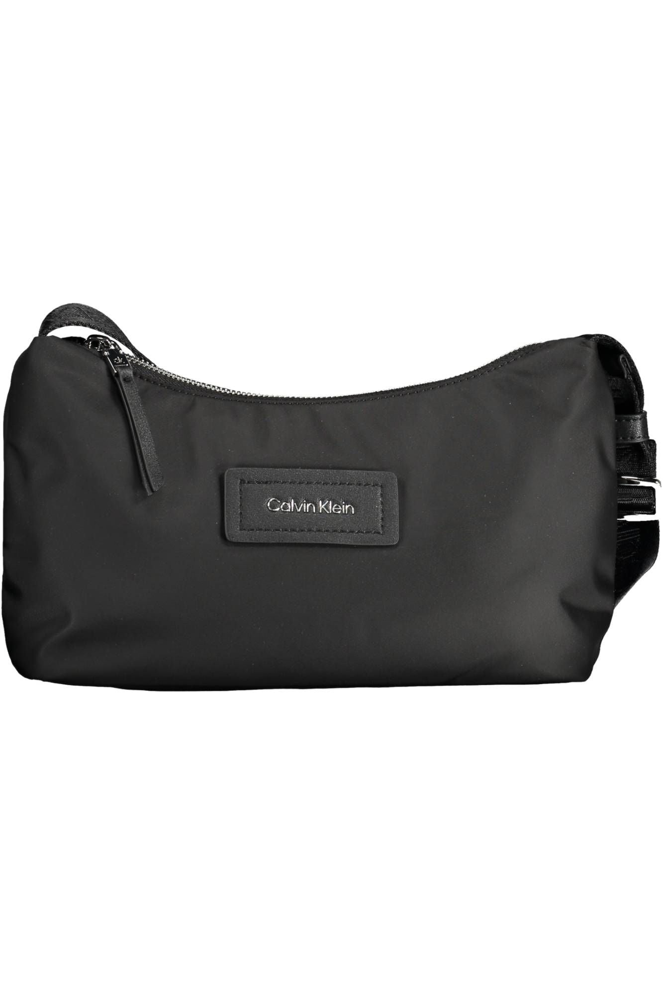 Black Polyester Handbag