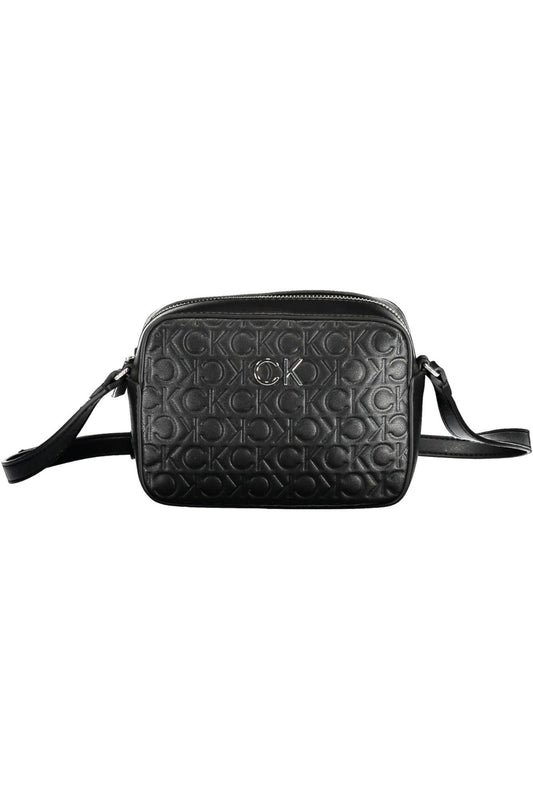 Black Polyester Handbag