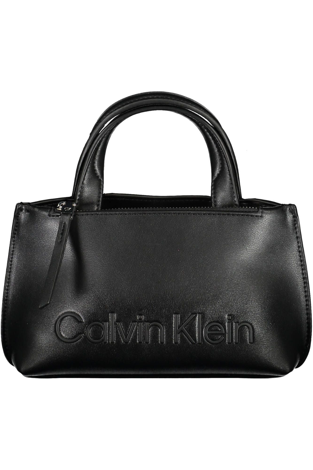 Black Polyester Handbag