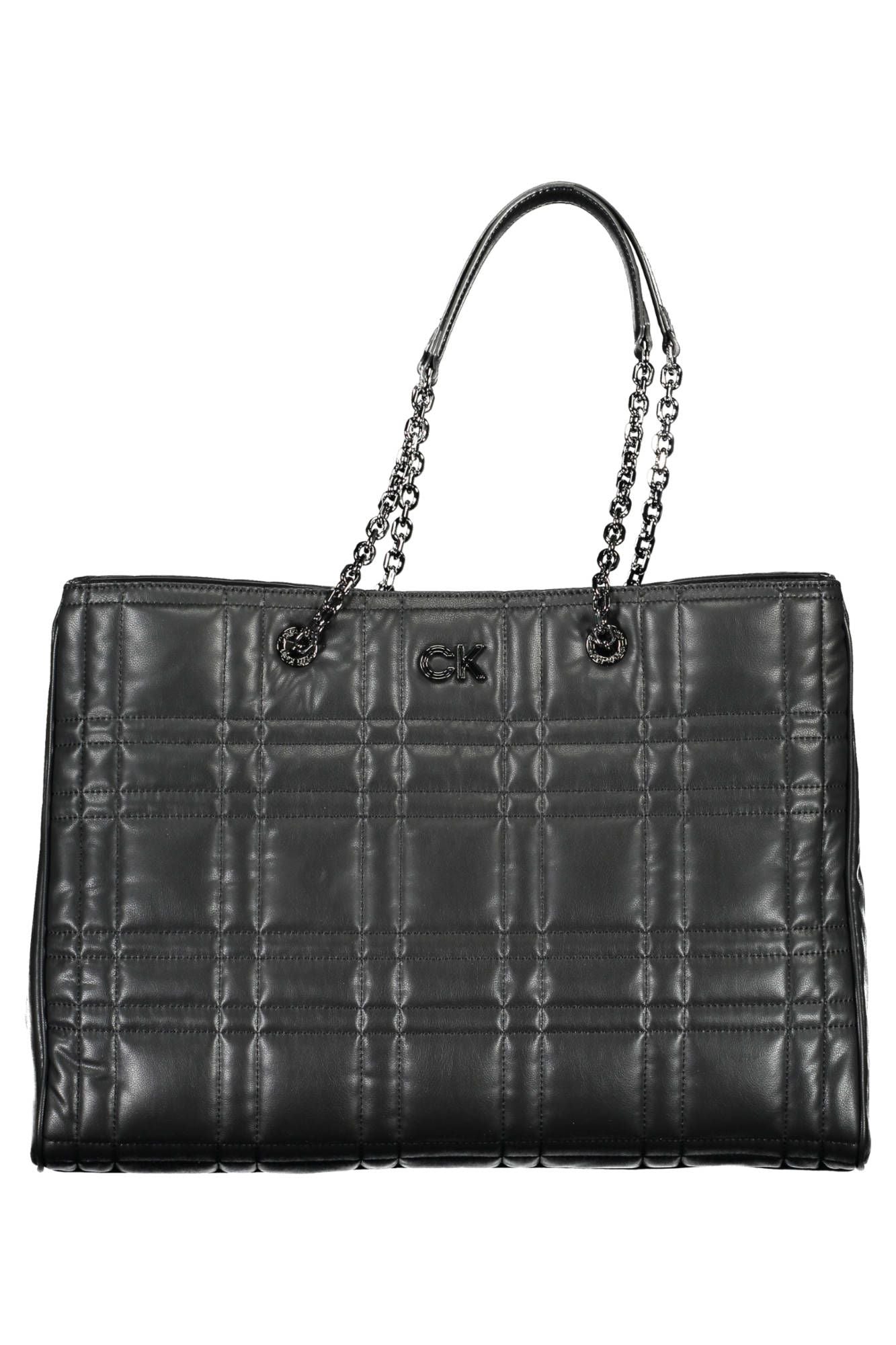 Black Polyester Handbag