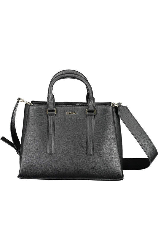 Black Polyester Handbag