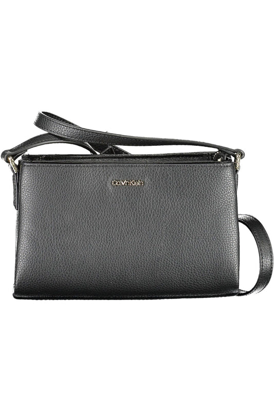 Black Polyester Handbag