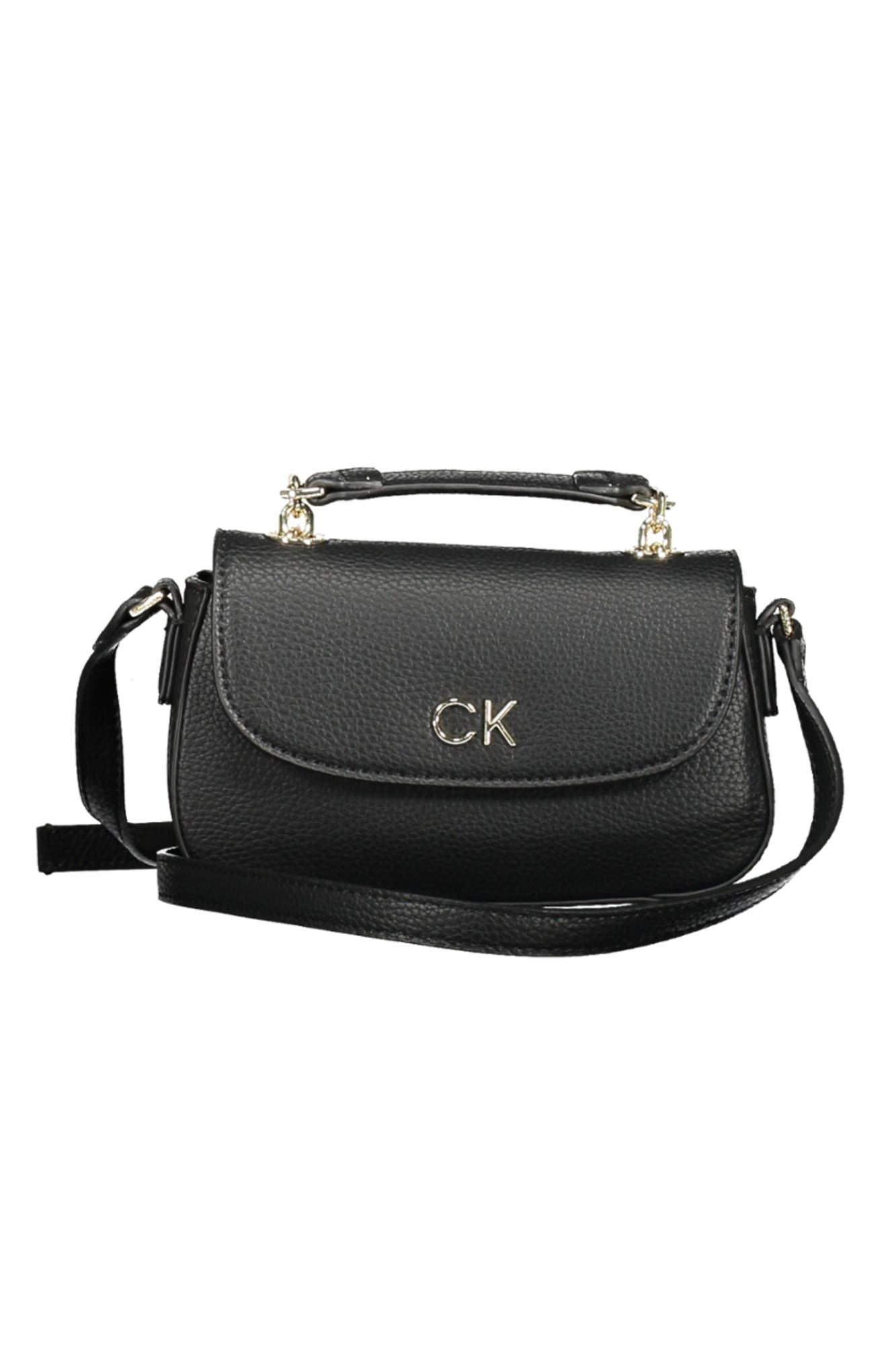 Black Polyester Handbag