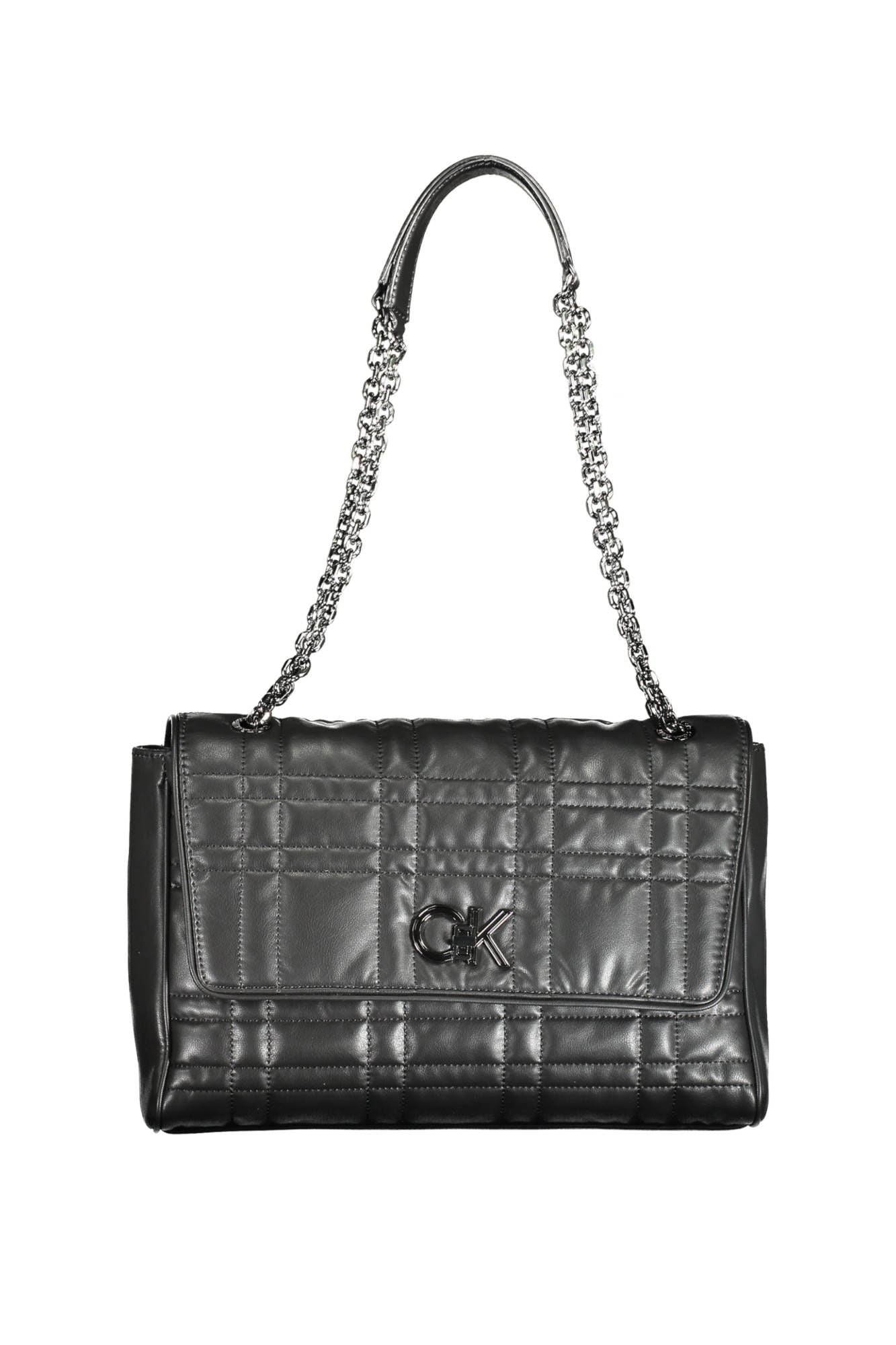 Black Polyester Handbag