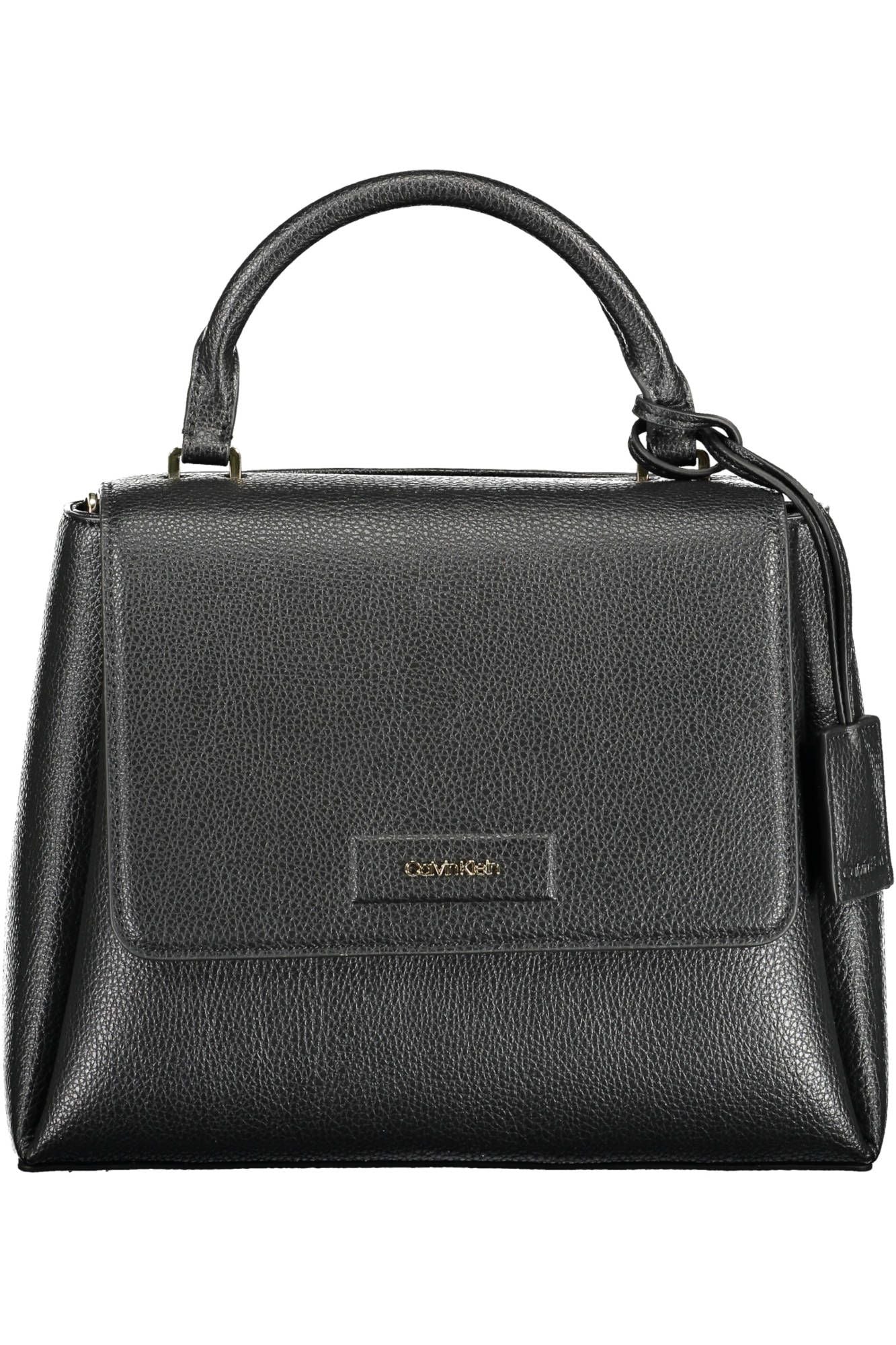 Black Polyester Handbag