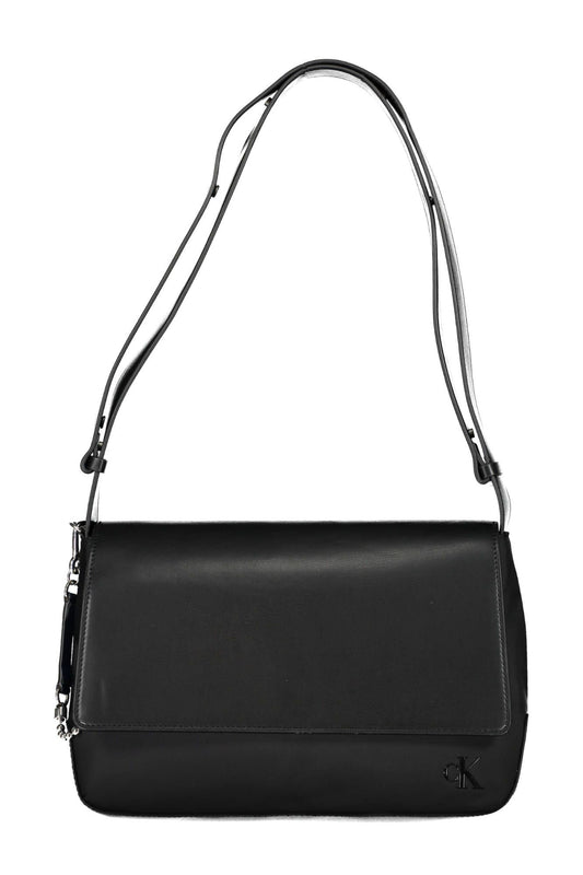 Black Polyester Handbag