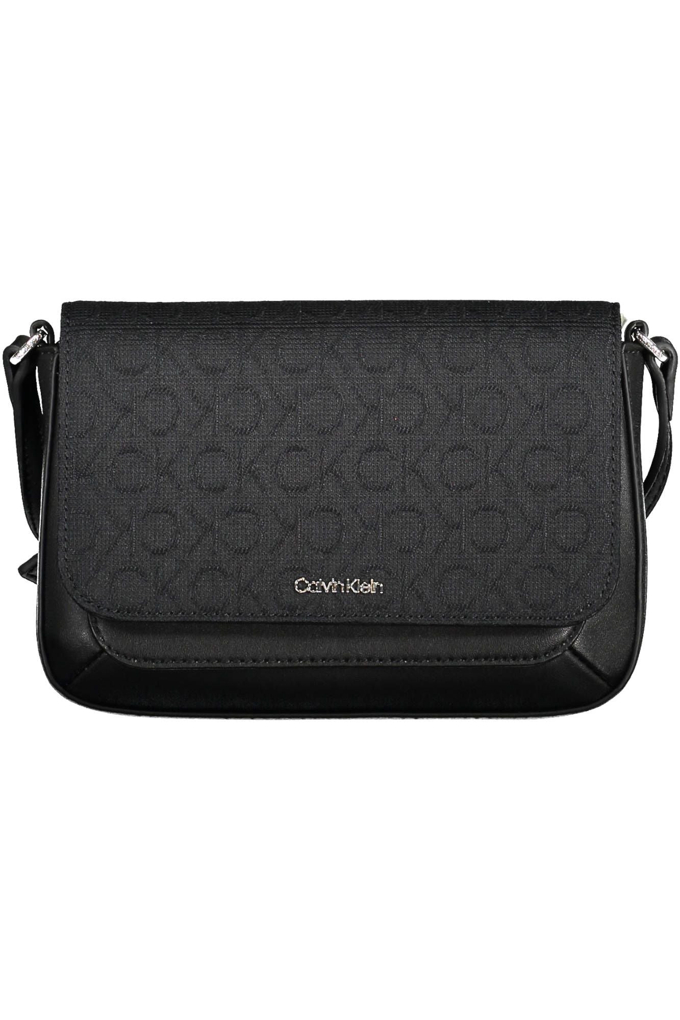 Black Polyester Handbag