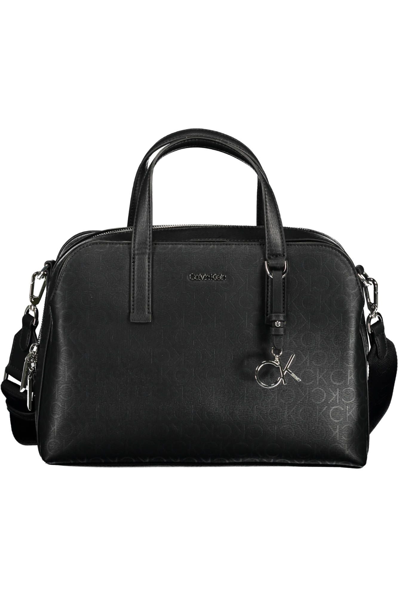 Black Polyester Handbag