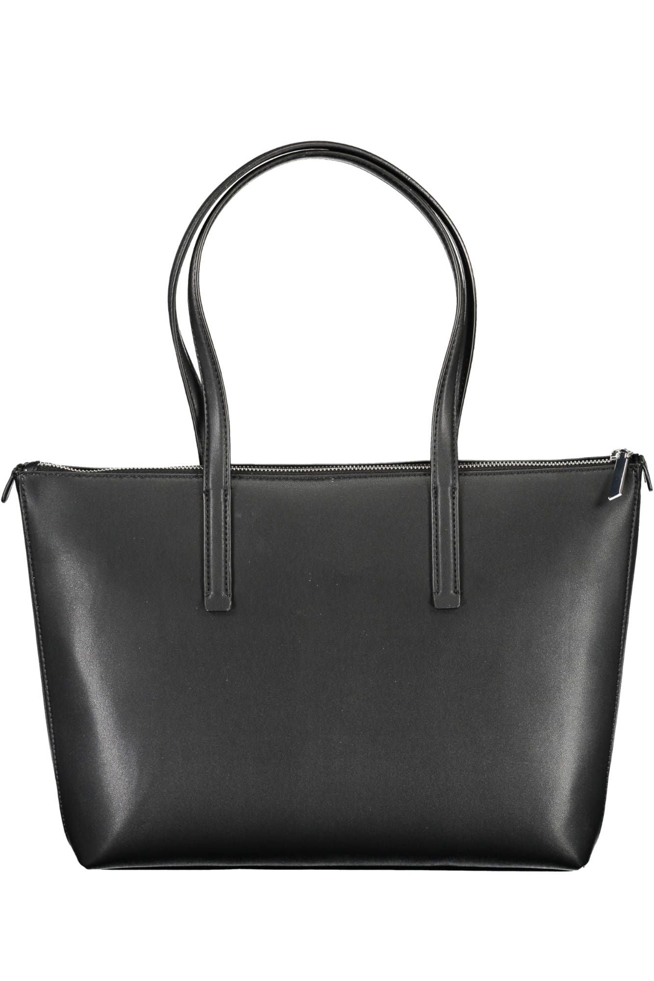 Black Polyester Handbag