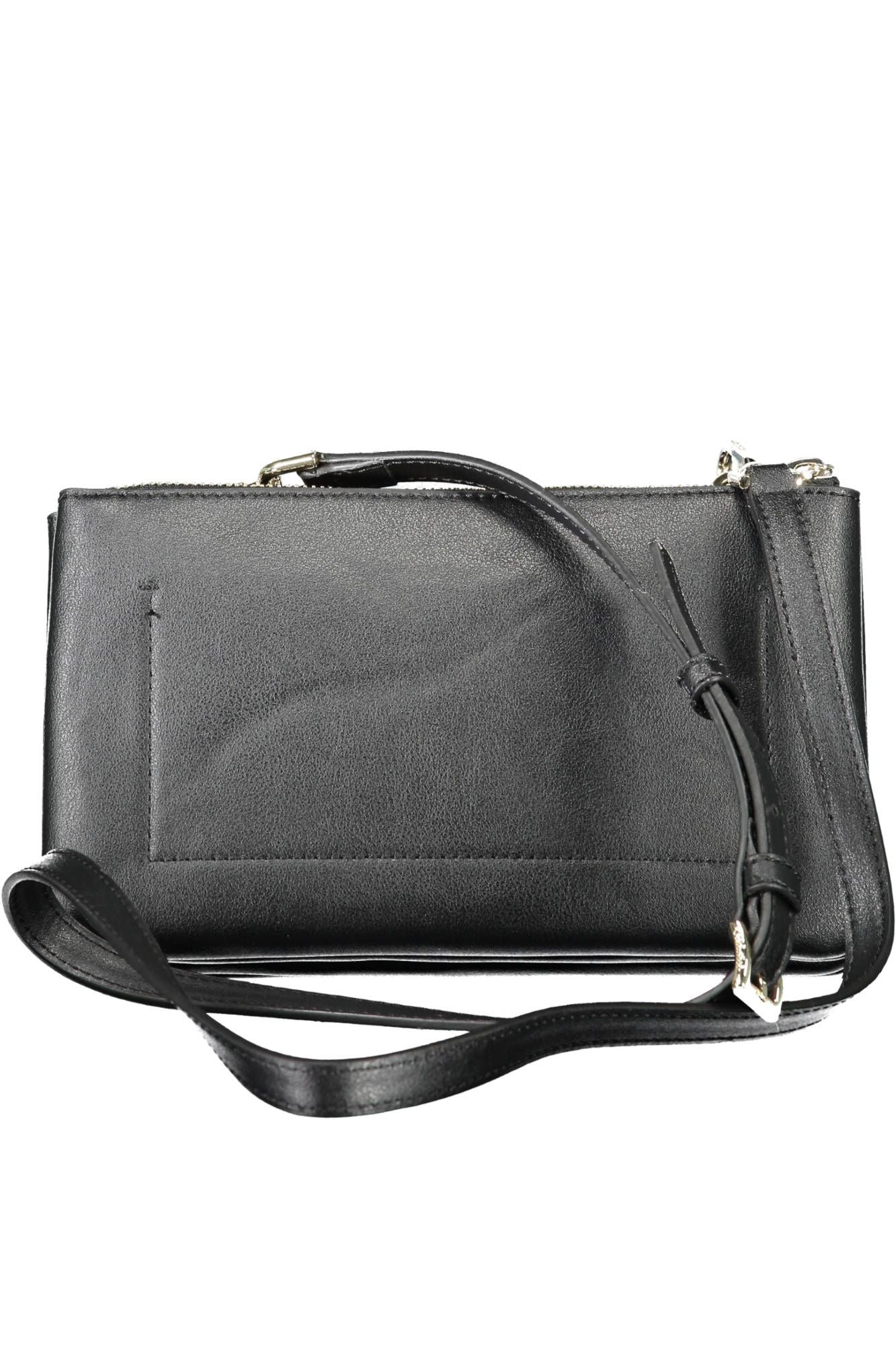 Black Polyester Handbag