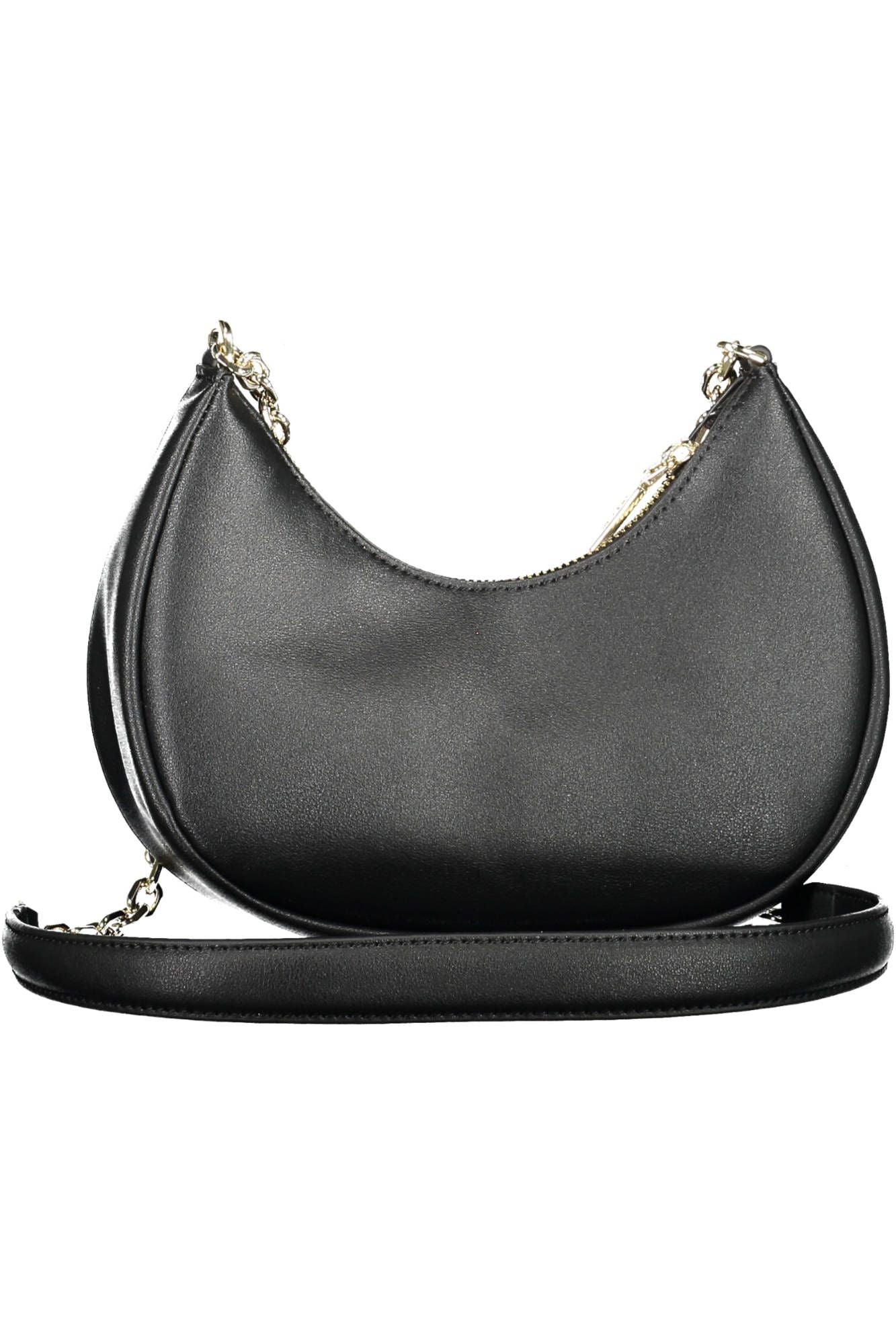 Black Polyester Handbag