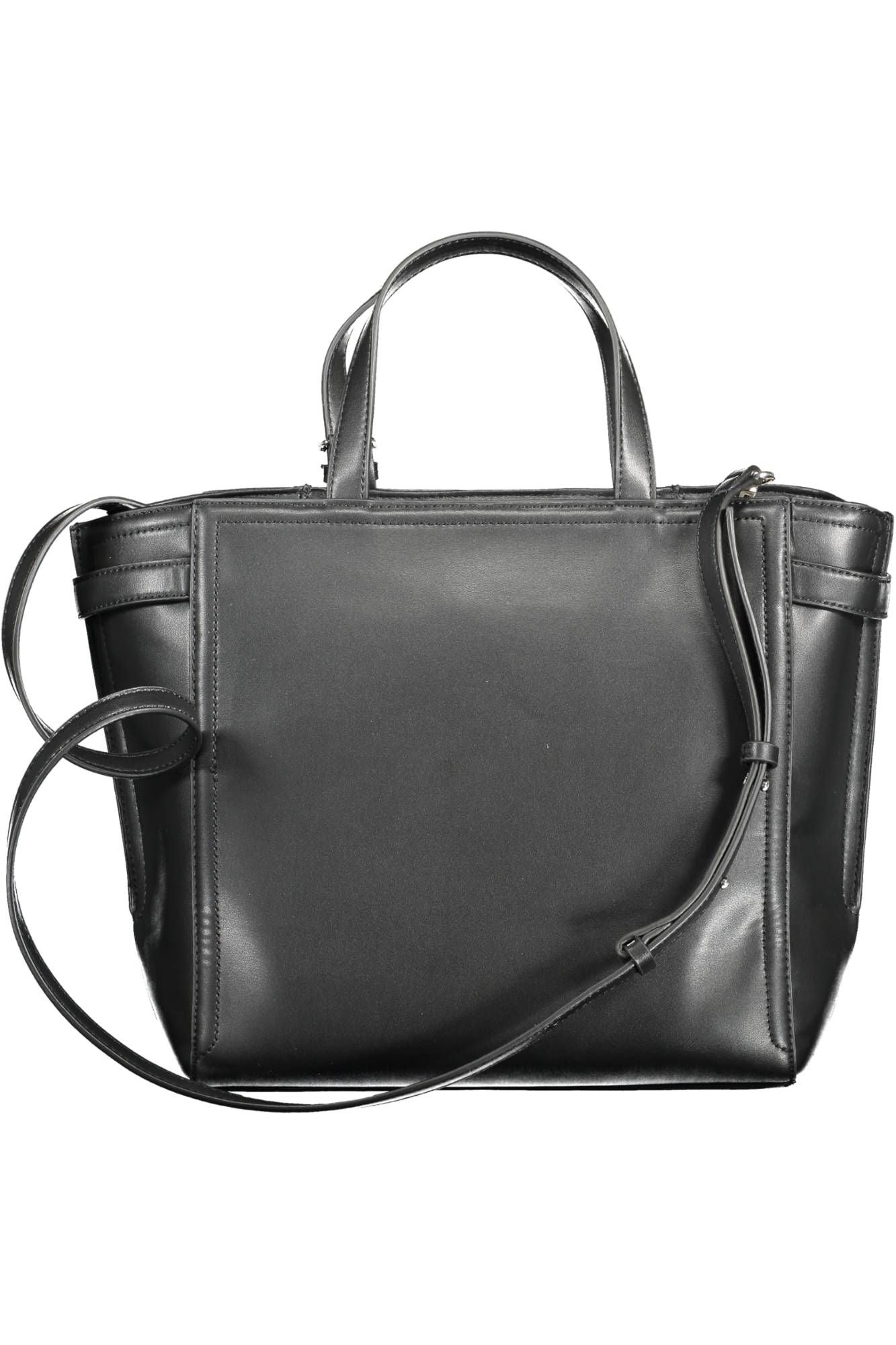 Black Polyester Handbag